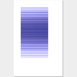 Gradient Blue Stripes Posters and Art